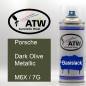 Preview: Porsche, Dark Olive Metallic, M6X / 7G: 400ml Sprühdose, von ATW Autoteile West.